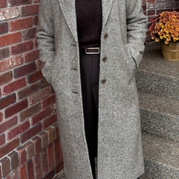 Abercrombie and Fitch Wool Blend Tailored Topcoat - Picture 3 of 8